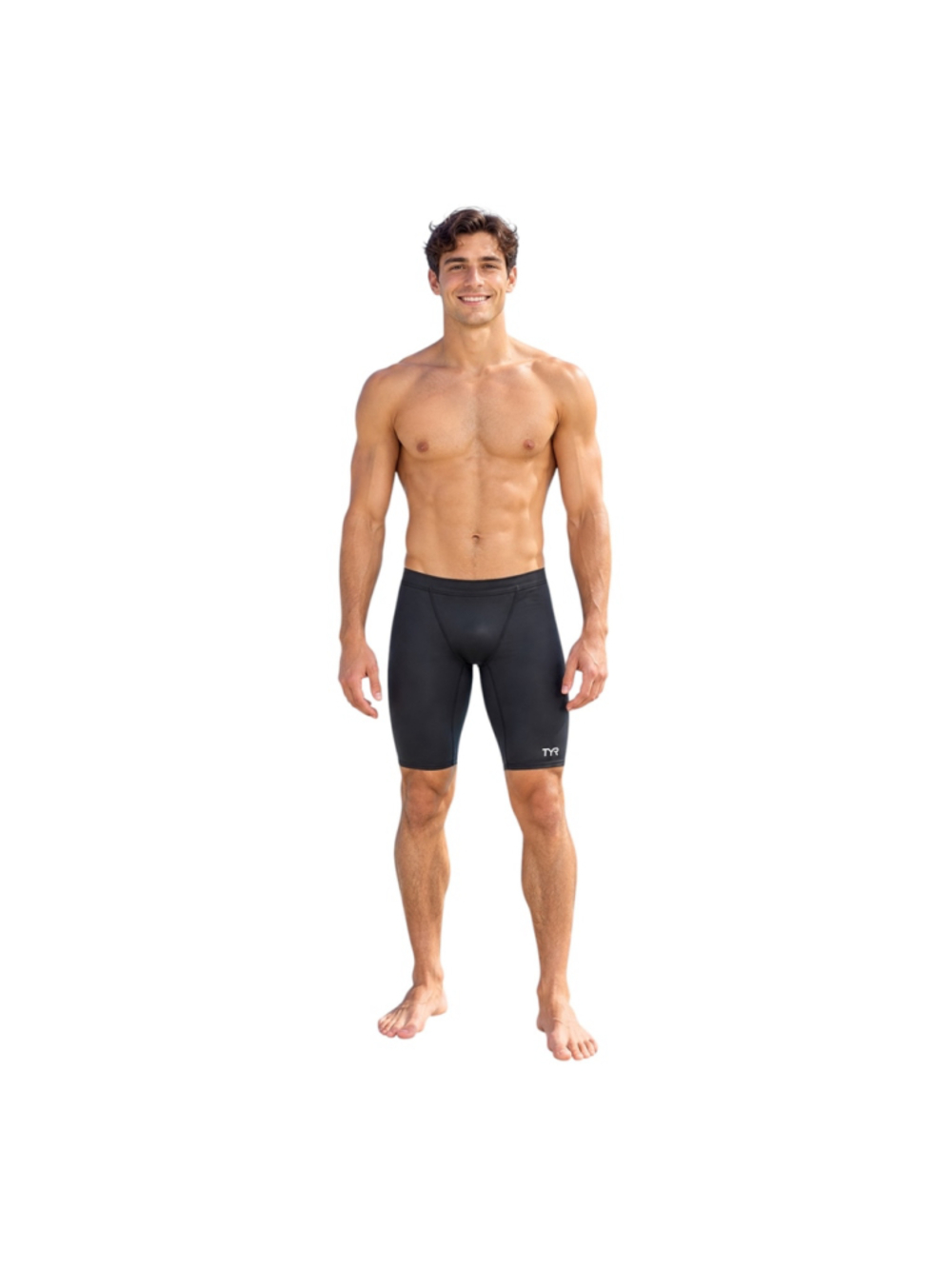 TYR Durafast Elite Black Men’s Swim Jammers Size 30 Small NWT